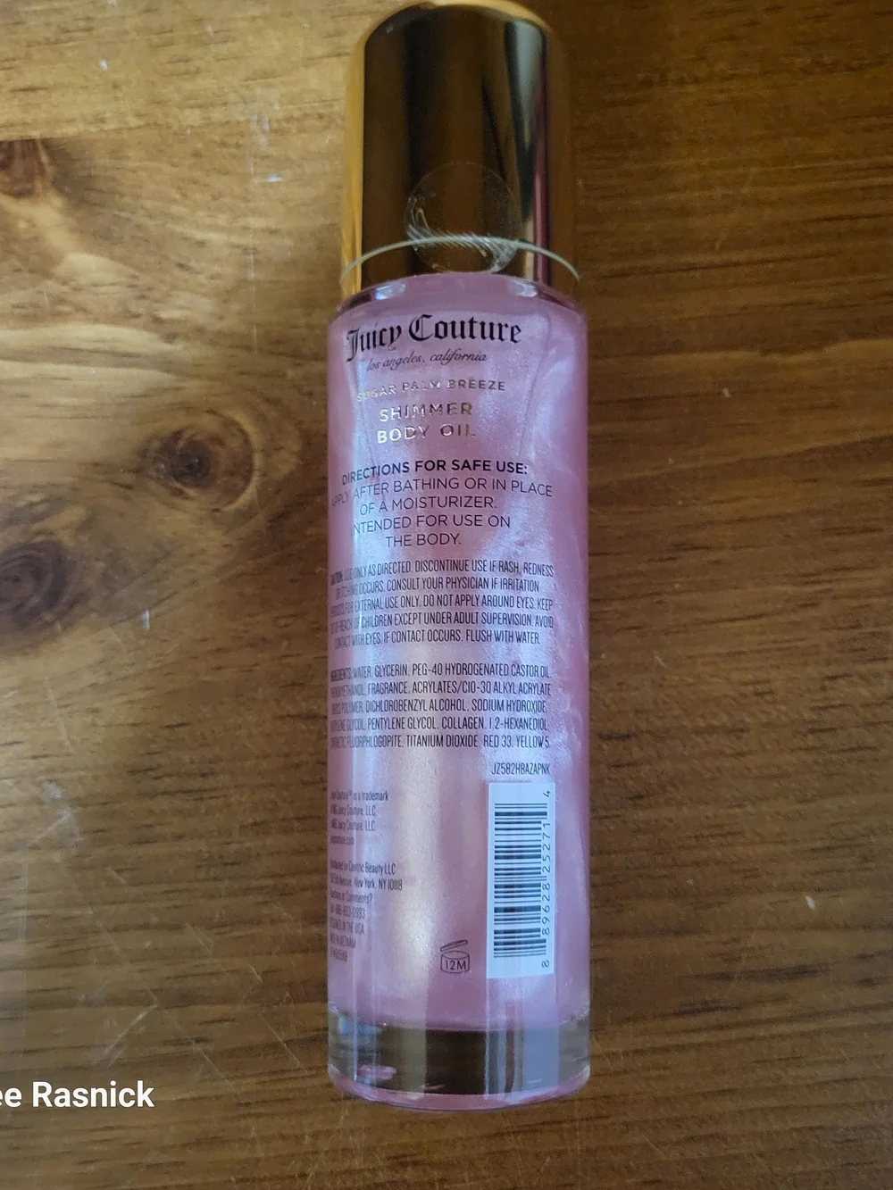 Juicy Couture Sugar Palm Breeze Shimmer Body Oil. New